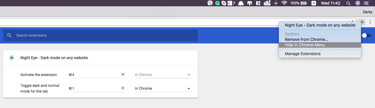 custom keyboard shortcuts chrome extension