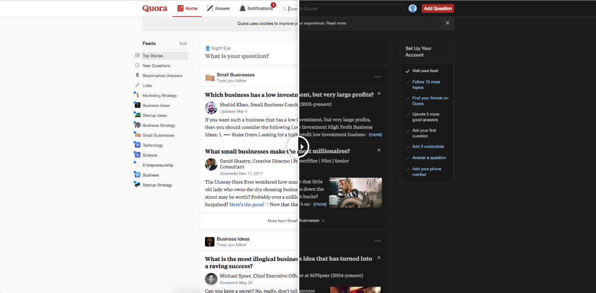 Quora Night Mode Best Quora Dark Mode Experience