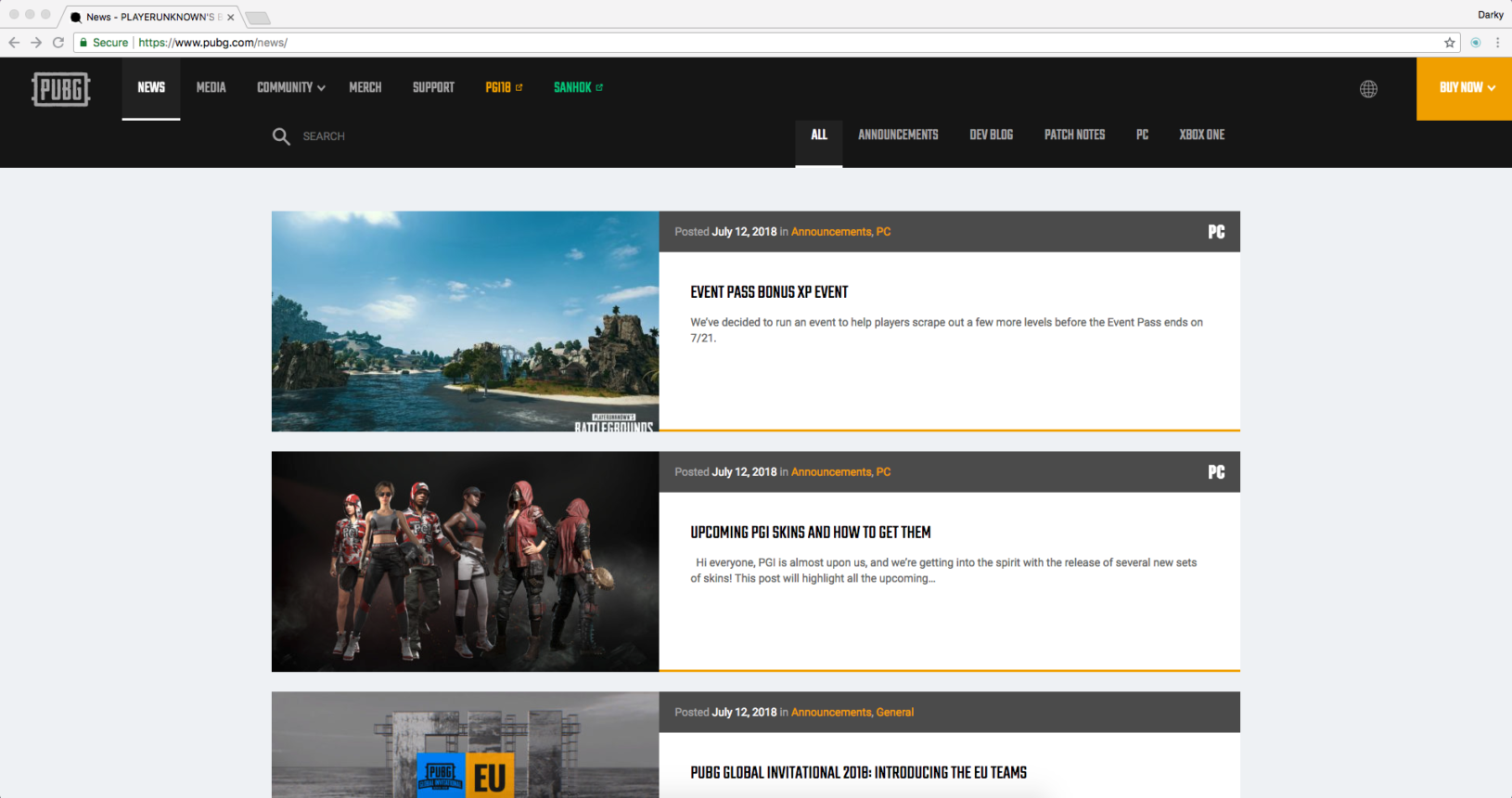pubg dark mode config