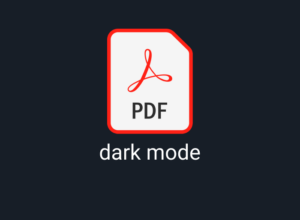 PDF Dark Mode How To Read PDF With Dark Theme