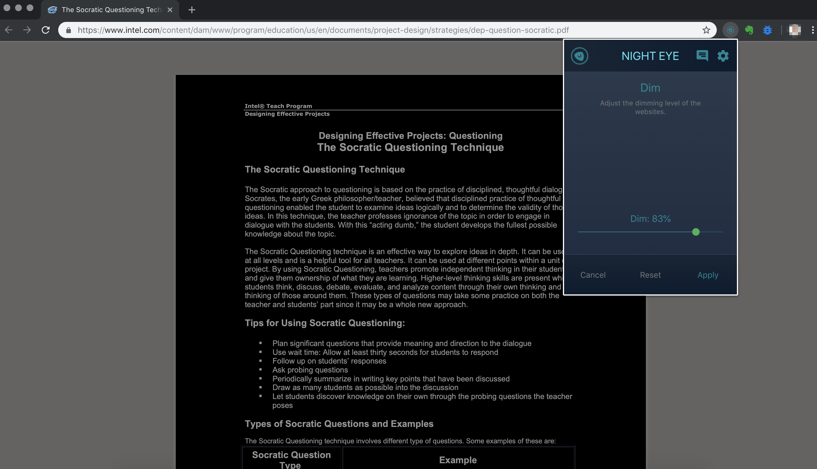 pdf reader dark mode firefox