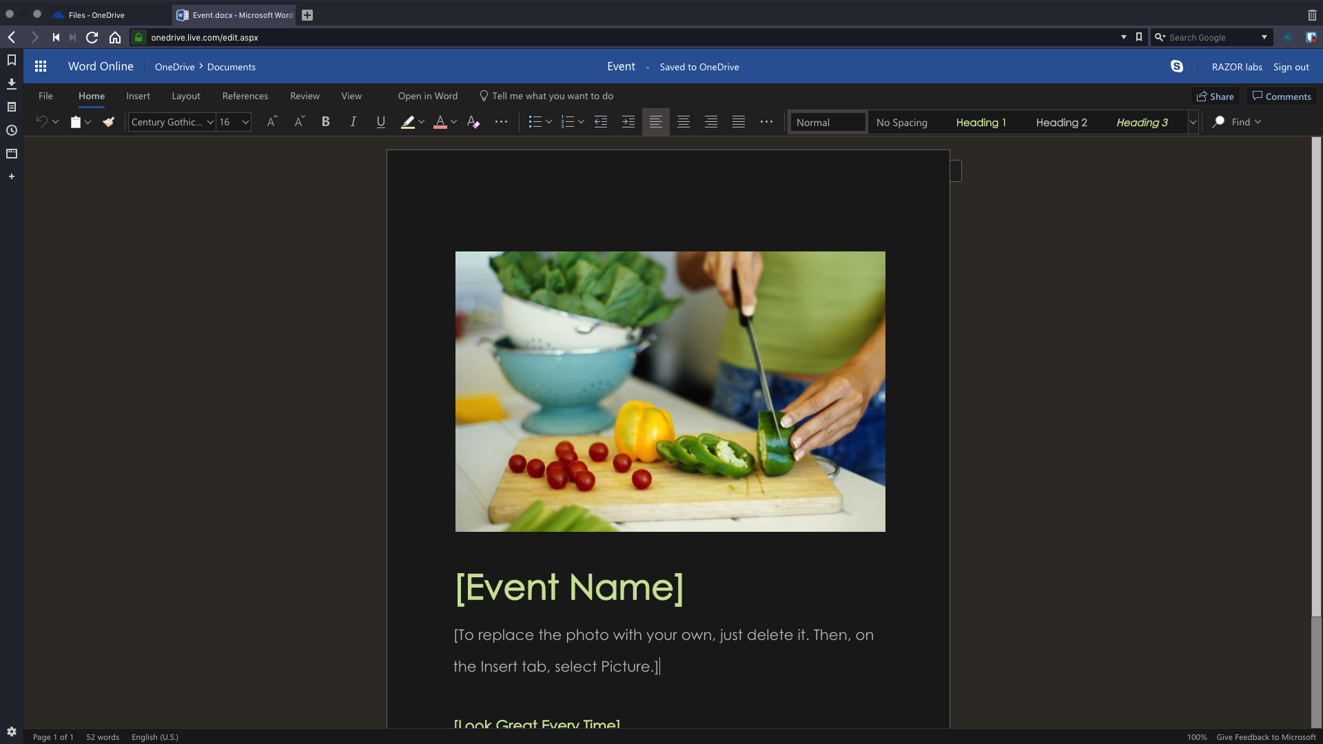 Event.docx – Microsoft Word Online – Vivaldi 2019-01-14 12-58-26