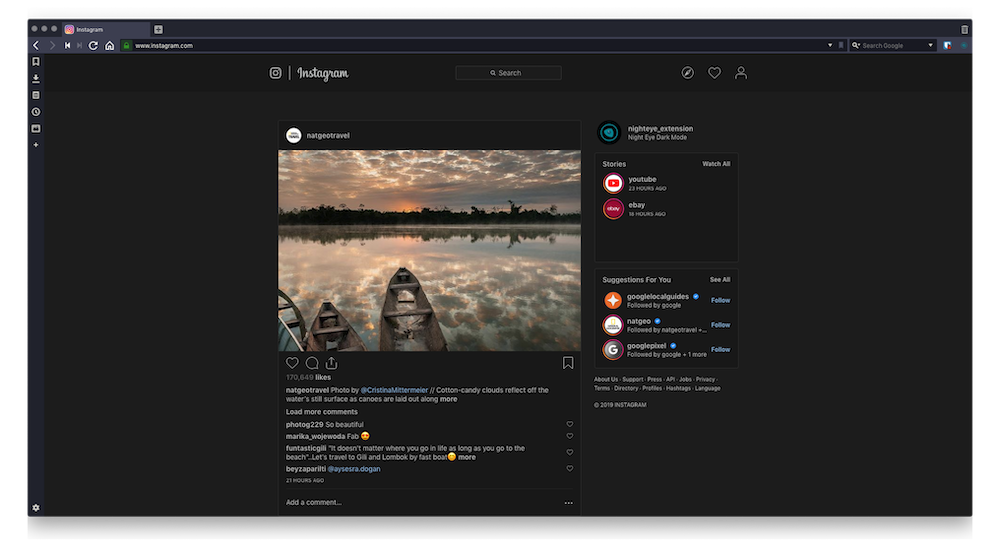 Instagram Dark Mode On Desktop Ios Android