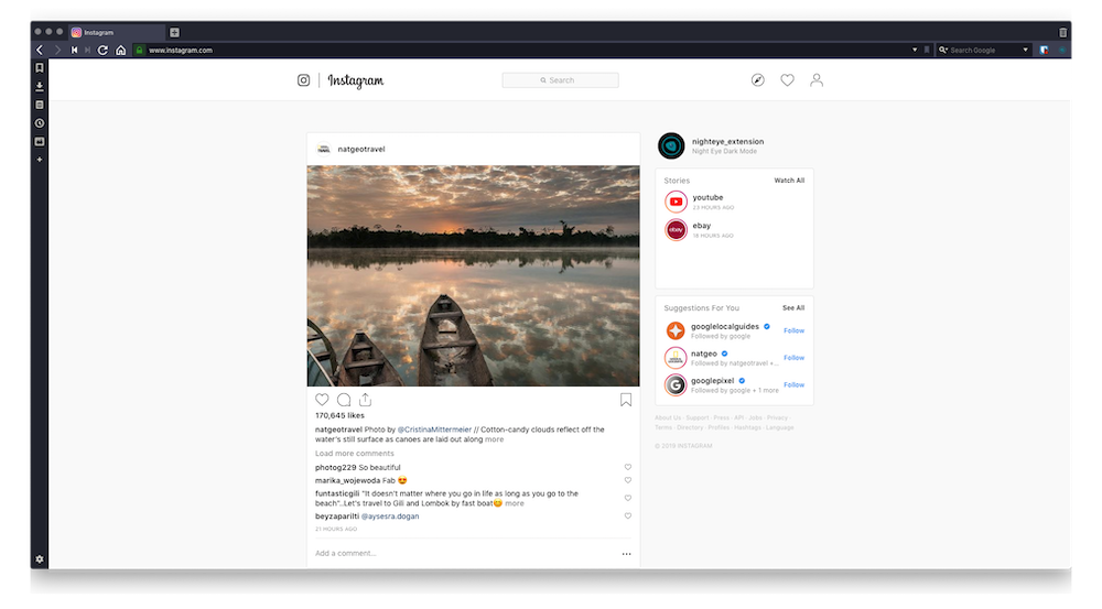 Instagram Dark Mode On Desktop Ios Android