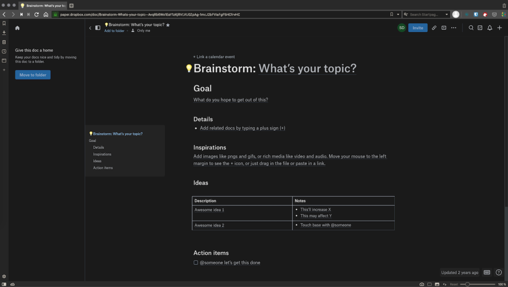 Dropbox Paper Dark Mode Is Now Available Night Eye