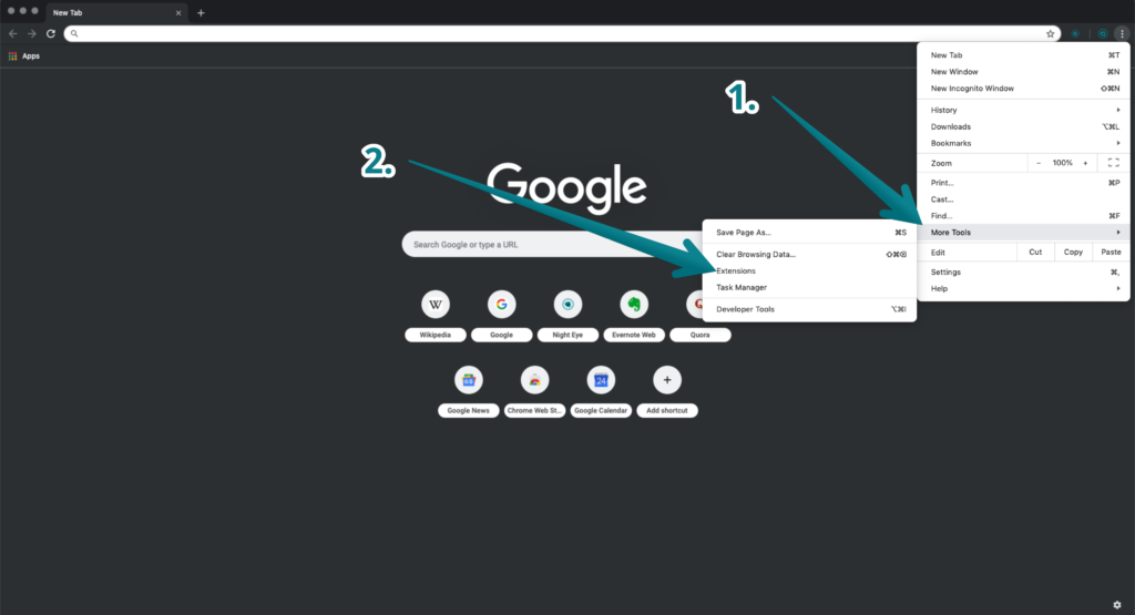Enable Extensions In Private Or Incognito Mode - Chrome, Firefox, Edge ...