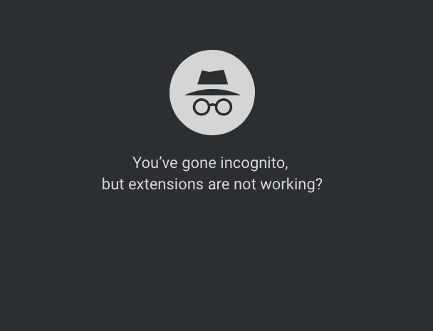 How does incognito mode work?