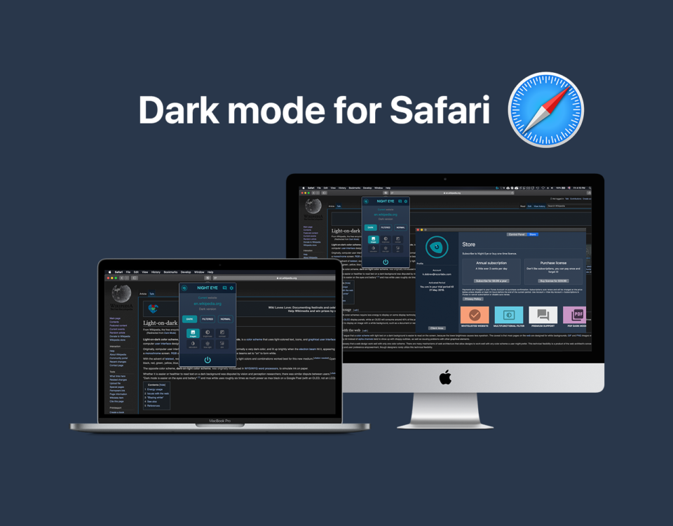 Night Eye Dark Mode for Safari