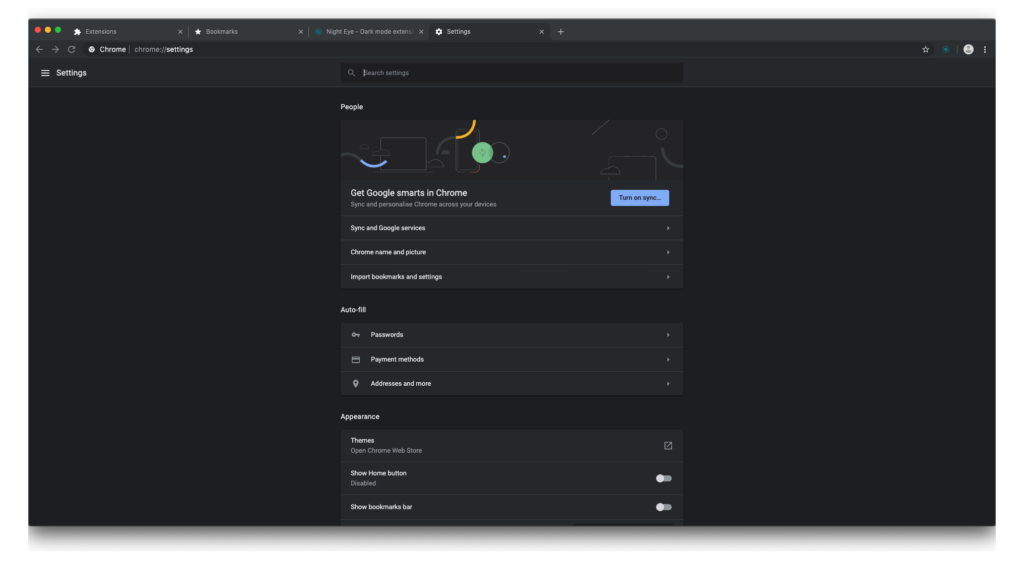 Chrome Dark Mode How To Get The Best Night Mode Available 2024   Google Chrome Canary Dark Mode Preview Settings 1024x563 