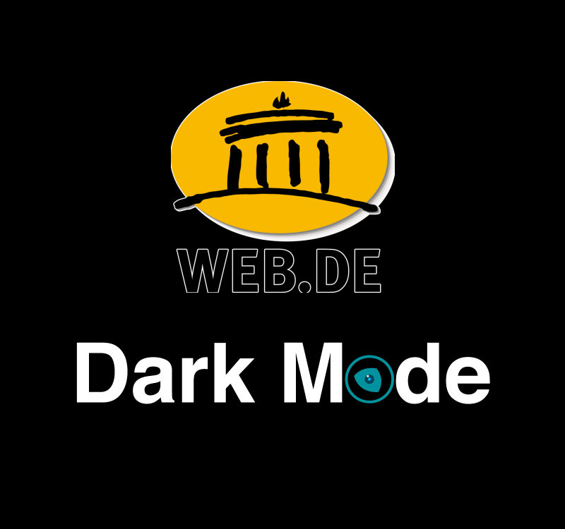 web.de night eye dark mode logo | Night Eye