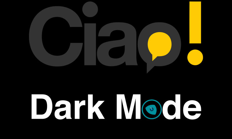 ciao.de night eye dark mode logo | Night Eye