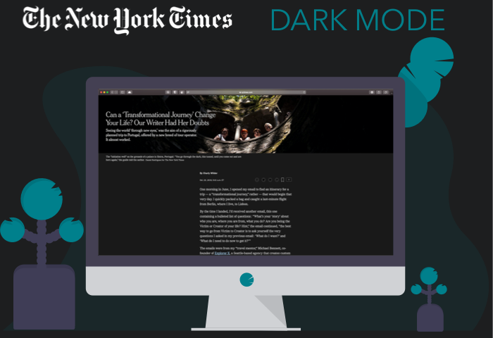 new york times dark mode main | Night Eye