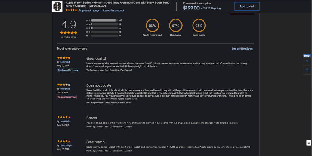 TOPIC RE BROWSER DARK MODE IN REPORT EBAY TECHNICAL ISSUES visual data 5