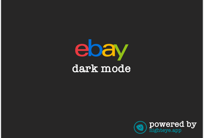 ebay dark mode night eye main picture | Night Eye