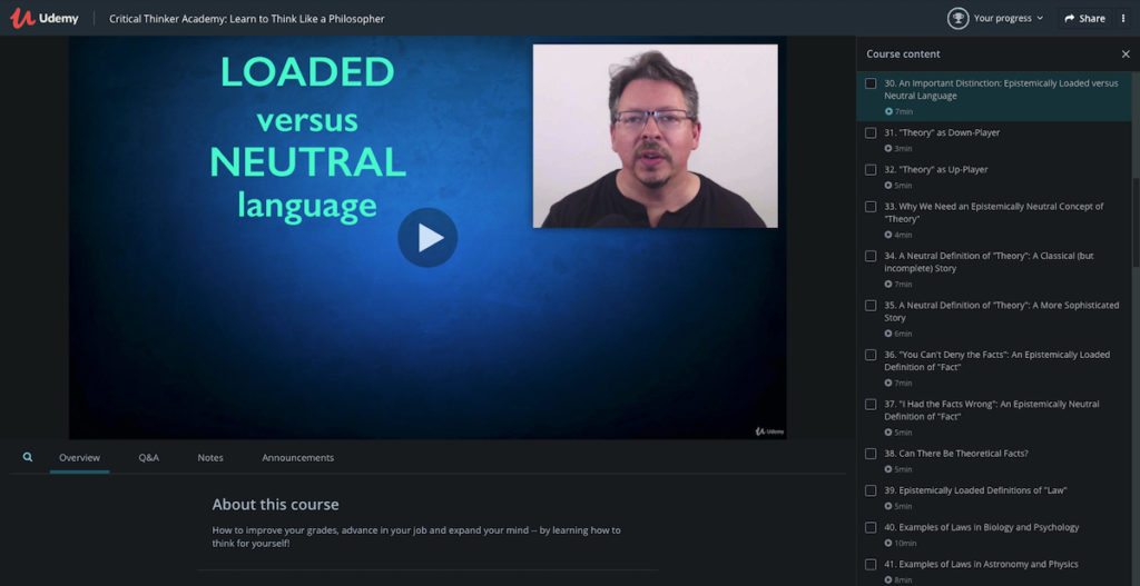 Udemy Dark Mode [Dark Theme With 2 Clicks]