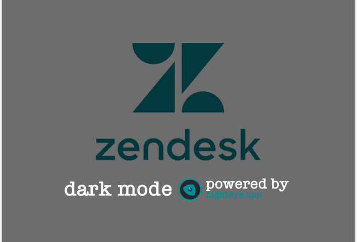 zendesk dark mode by night eye main | Night Eye