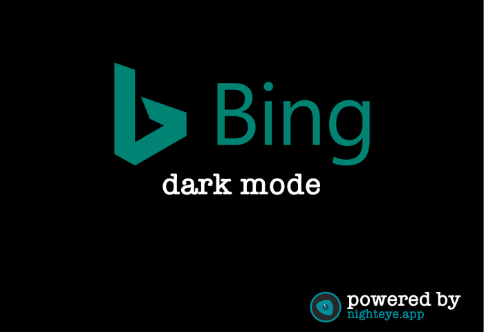 bing dark mode