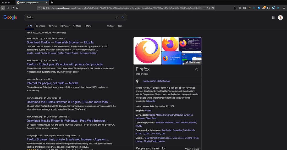 Firefox-dark-mode-add-on-Google-dark-mode