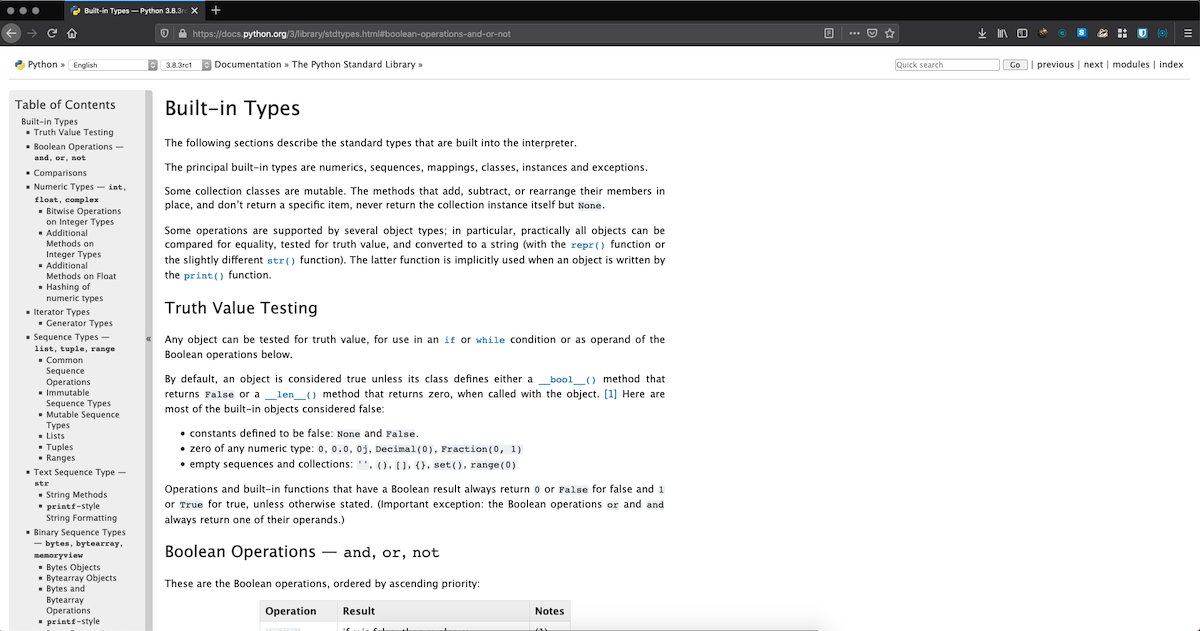 Firefox-dark-mode-add-on-Python-Normal-mode