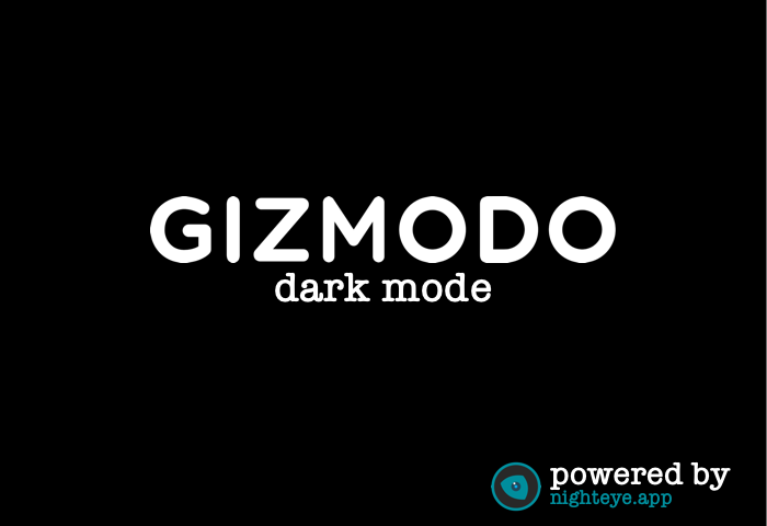 gizmodo dark mode