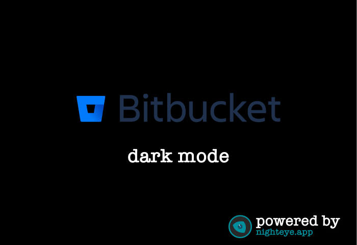 bitbucket dark mode