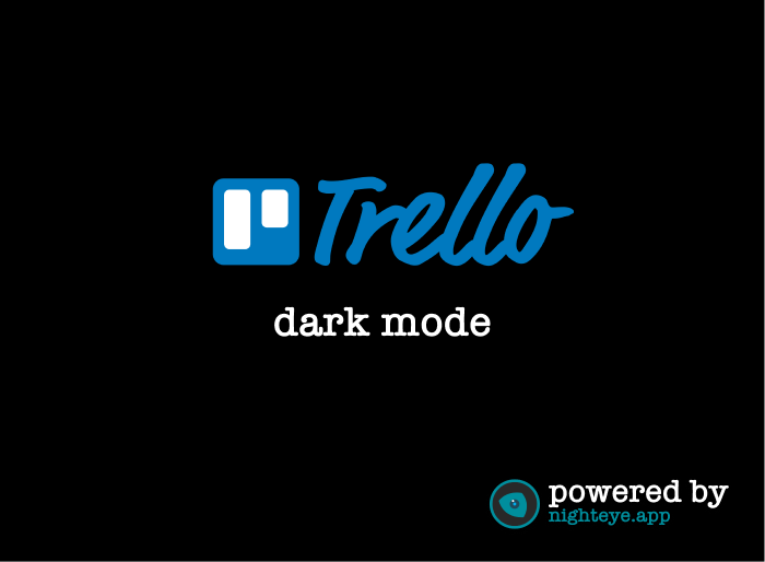 Trello Minimal Dark Theme