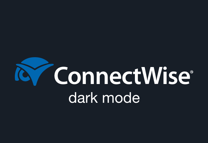 ConnectWise dark mode