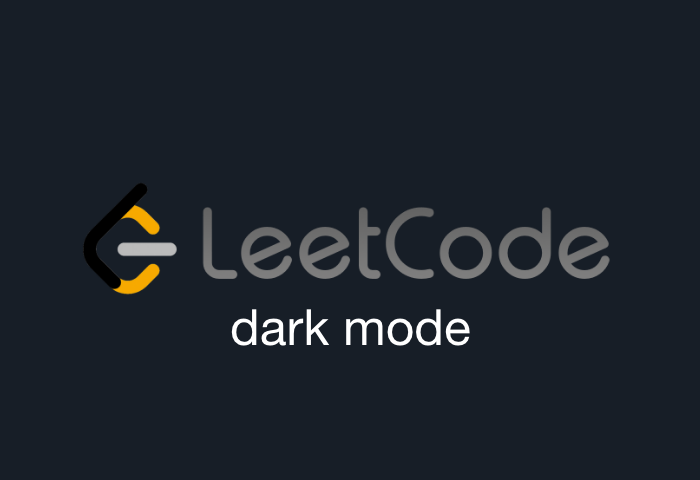 leetcode dark mode