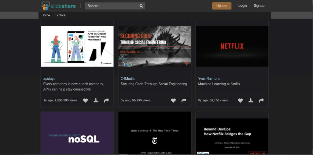 slideshare dark mode