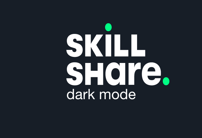 skillshare dark mode