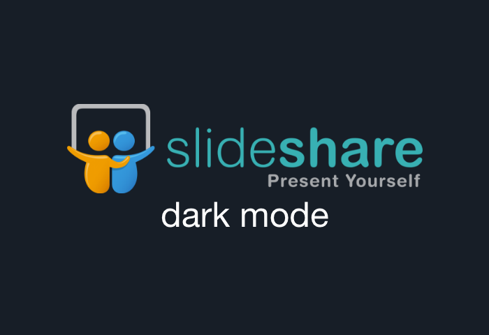 slideshare dark mode