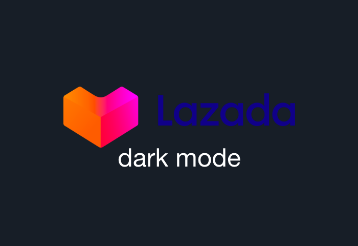 Lazada Dark Mode