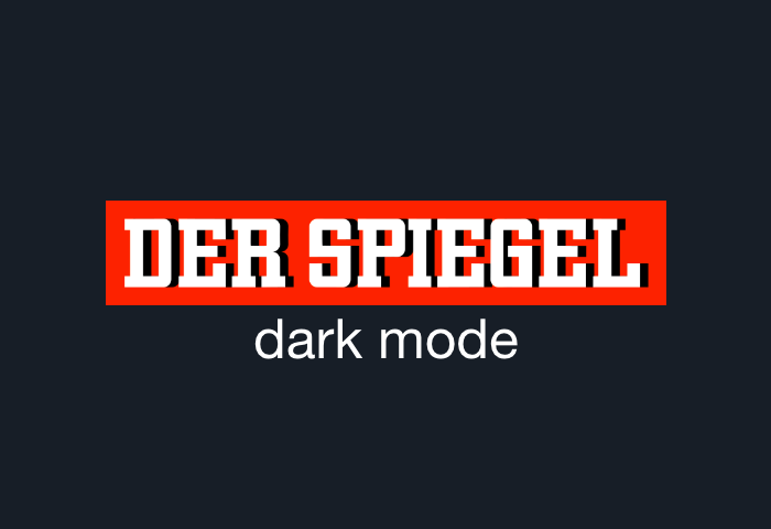 der spiegel dark mode