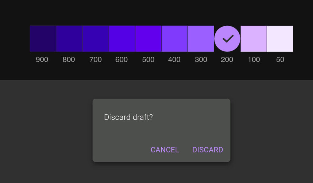 avoid saturated colors for dark ui