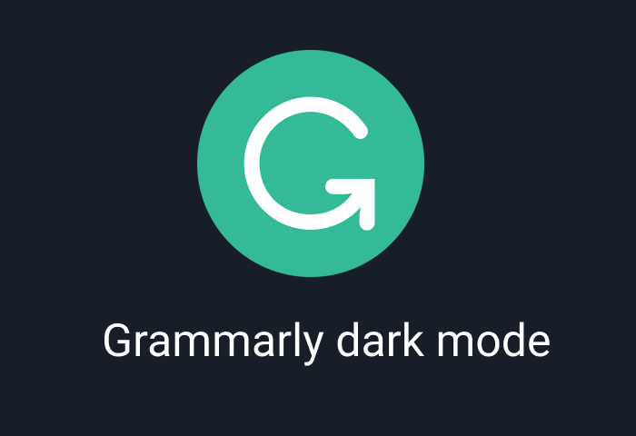 Grammarly dark mode