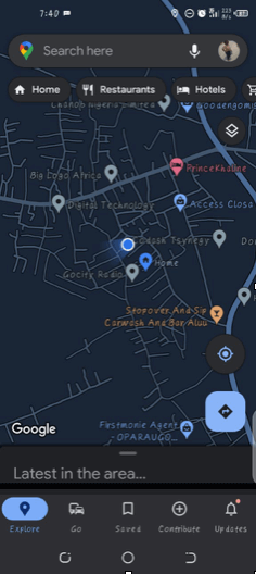 How To Enable Google Maps Dark Mode Night Eye   After Dark Mode Google Maps Android 