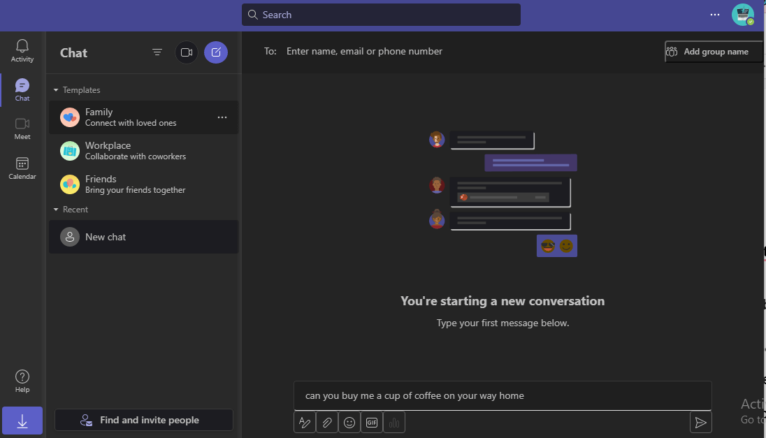 microsoft teams dark mode desktop