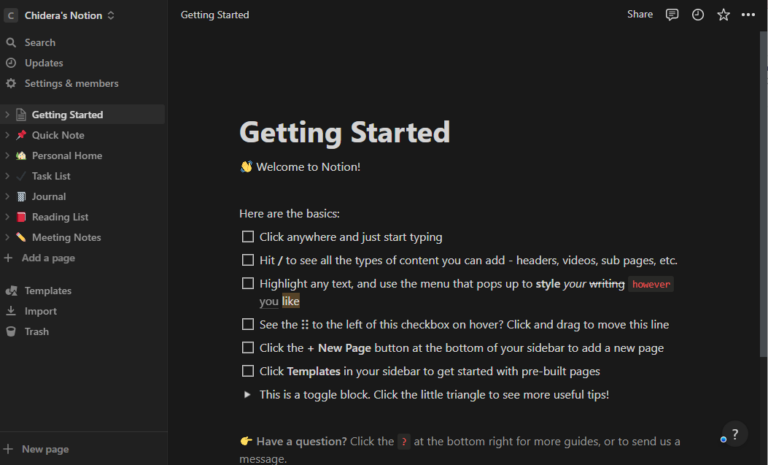 How To Dark Mode Notion