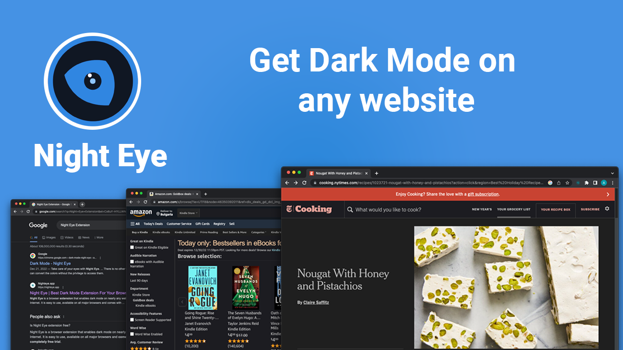 Support Dark Mode Night Eye