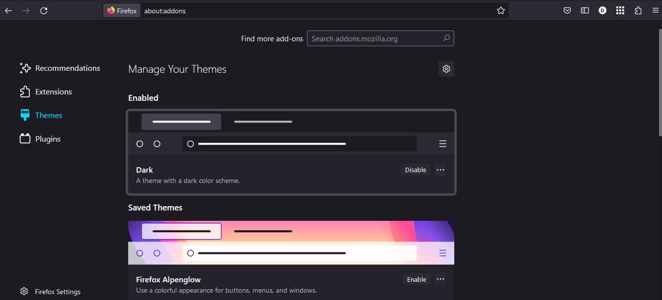 Nocturnal Firefox Theme (Read Description)