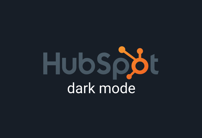 Hubspot dark mode by Night Eye | Night Eye