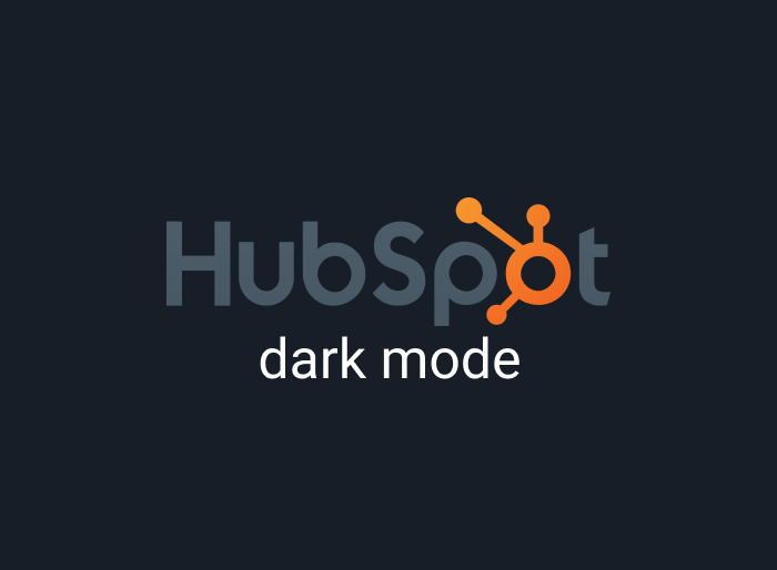 Hubspot dark mode by Night Eye | Night Eye