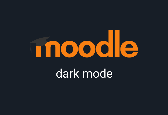 Moodle dark mode by Night Eye | Night Eye