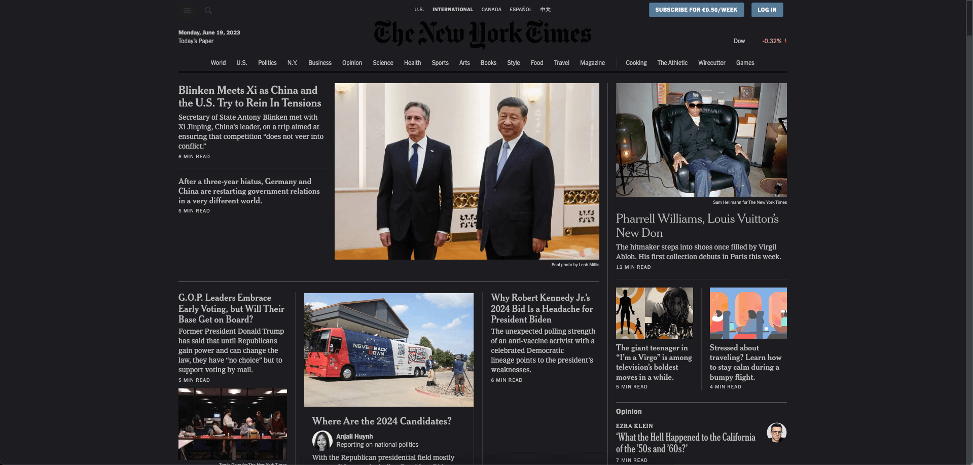 New York Times Dark Mode by Night Eye