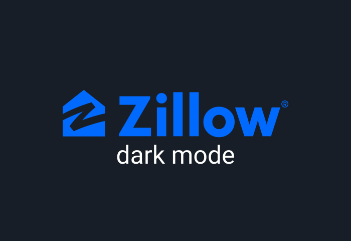 Zillow dark mode by night eye | Night Eye