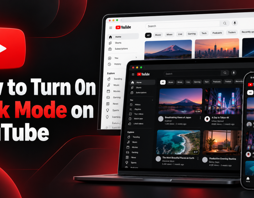 YouTube Dark Mode Tutorial Night Eye | Night Eye